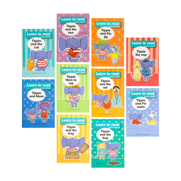 Learn To Read With Tippie Level 1 (Large 10 Book Pack)