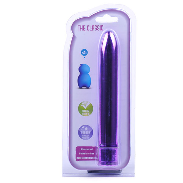 Plating Classic Waterproof Vibrator - Purple