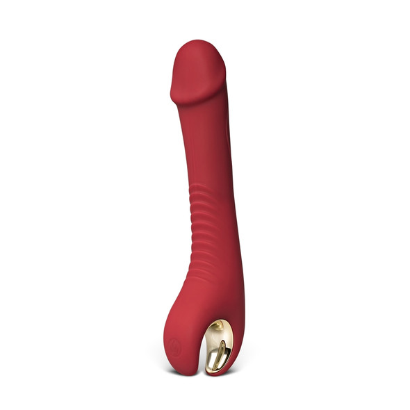 8-Speed Penis Shape Vibrator with Rotation Function