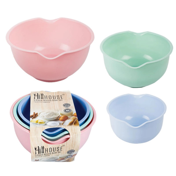 Plastic Mixing Bowls Set