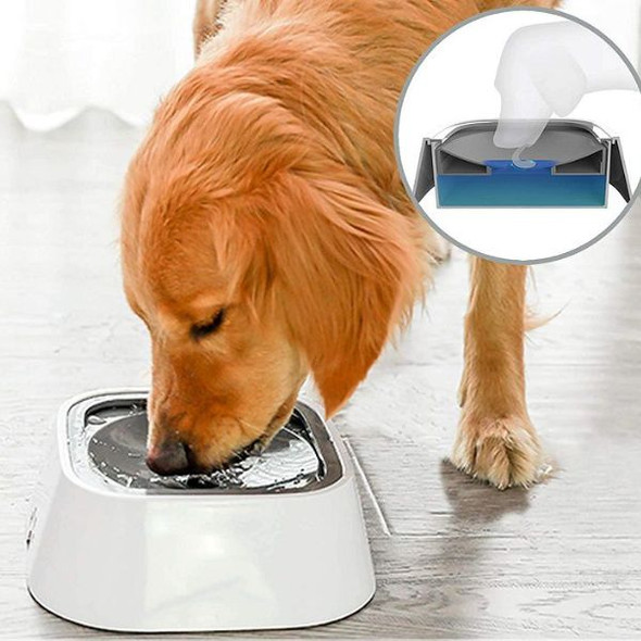 Large Capacity Pet Water Bowl - 1.5L, Non-Slip, Easy Clean