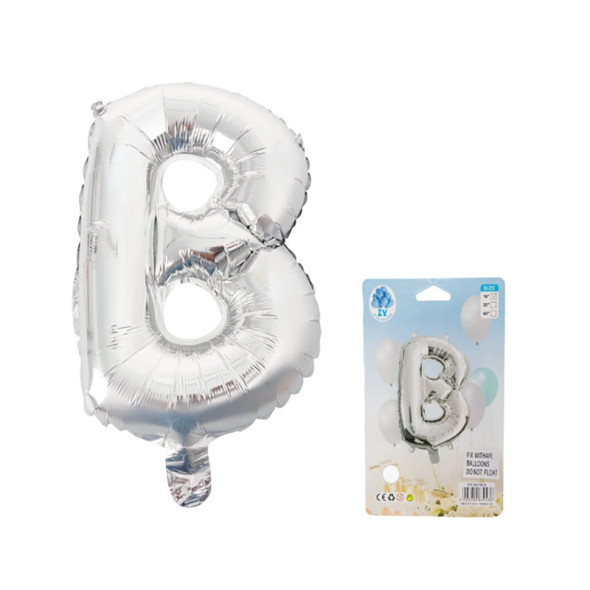 Silver Foil Letter Balloon