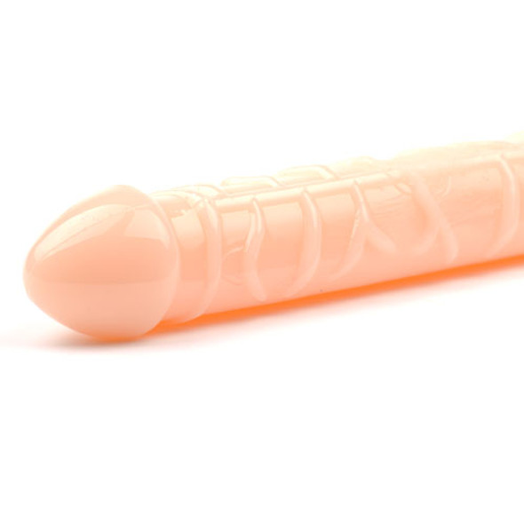 Realistic Double Ended Dildo - Flesh