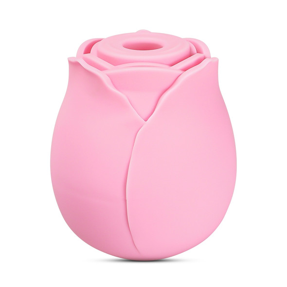 7 Function Clitoral Sucking Rose Vibrator - Pink