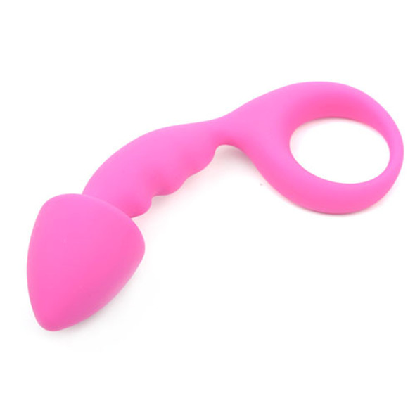 Curved Comfort Butt Plug - Pink