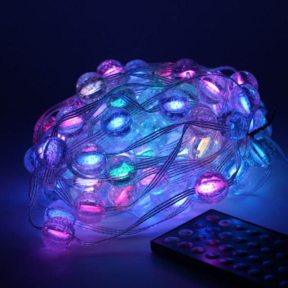 LED RGB Bubble Decorative String Light  With Remote Control