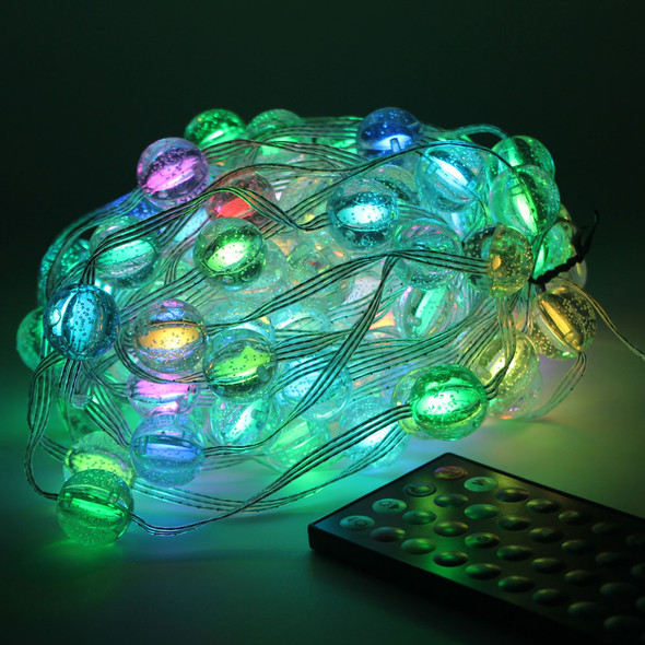 LED RGB Bubble Decorative String Light  With Remote Control