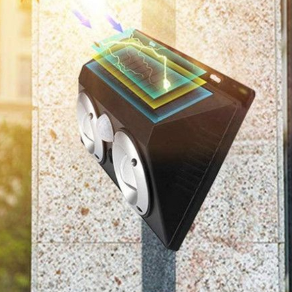 Solar Powered Sensor Wall Light