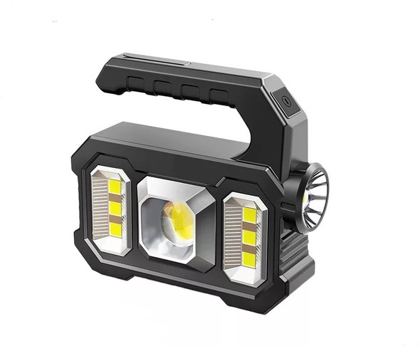 Portable Solar-Powered Work Light with USB Charging