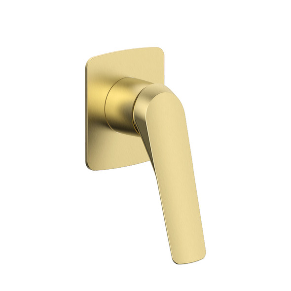 Fabro Single Wall Basin Mixer - Brushed Gold