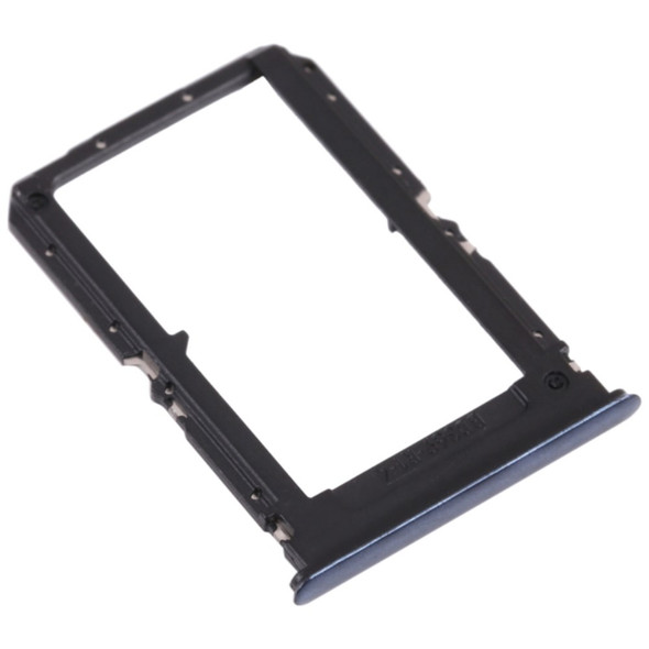 For Oppo Reno5 5G PEGM00, PEGT00, CPH2145 Dual SIM Card Tray Holder Replacement (without Logo) - Black