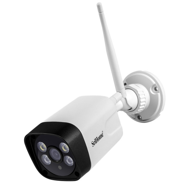 SRIHOME SH035 3MP PTZ WiFi IP Camera 1296P HD Night Vision Full Color Motion Detection Bullet Wireless Security CCTV Camera - EU Plug