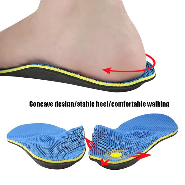 1 Pair Flat Foot Inner Horoscope Orthopedic Insole, Size: L