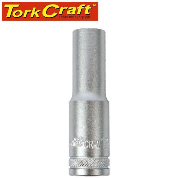 SOCKET 12MM 1/2' DR DEEP SOCKET CRV 12 POINT