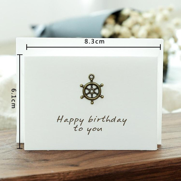 40 PCS Retro Blessing Birthday High-End Thank You Message Card Lover Thanksgiving Christmas Day Greeting Card(11-Little Dog)