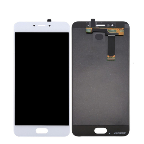 OEM LCD Screen and Digitizer Assembly Replacement Part for Meizu MX6 - White