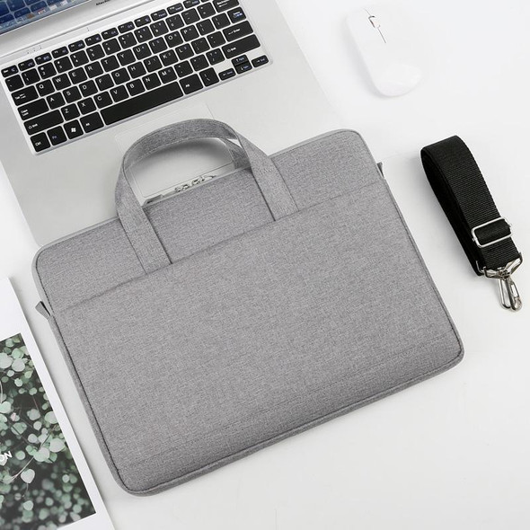 P310 Waterproof Oxford Cloth Laptop Handbag - 15 inch(Grey)
