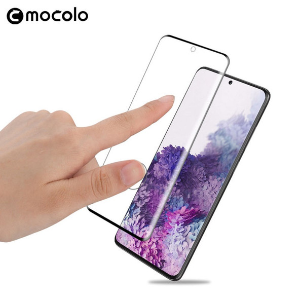 MOCOLO 3D Full Screen Curved Tempered Glass Screen Protector for Samsung Galaxy S20 Plus