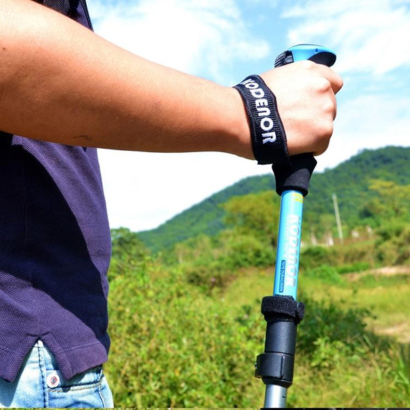 125cm Adjustable Portable Outdoor Aluminum Alloy Trekking Poles Stick(Blue)