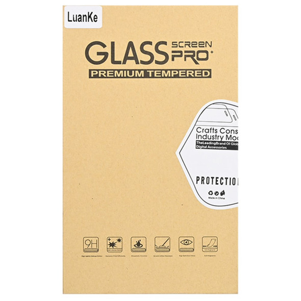 LUANKE For Samsung Galaxy A13 5G Explosion-proof Silk Printing Screen Protector Full Glue Full Coverage Tempered Glass Film