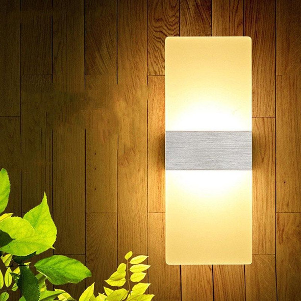 Right Angle White LED Bedroom Bedside Wall Aisle Balcony Wall Lamp, Size:2911cm(Warm Light)