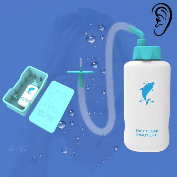 Ear Washer Bottle Earwax Removal Kit Ear Irrigation Flushing System with Basin for Adults and Kids