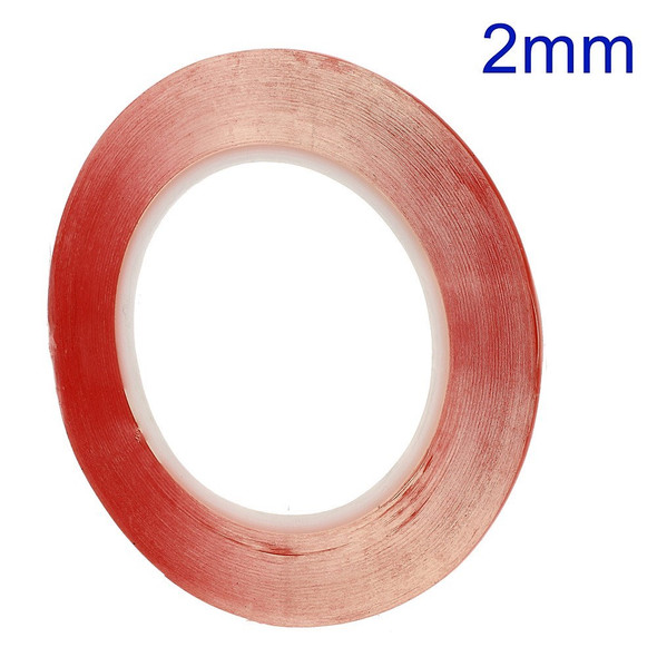 2mm x 33m Heat Resistant Double-sided Clear Adhesive Tape