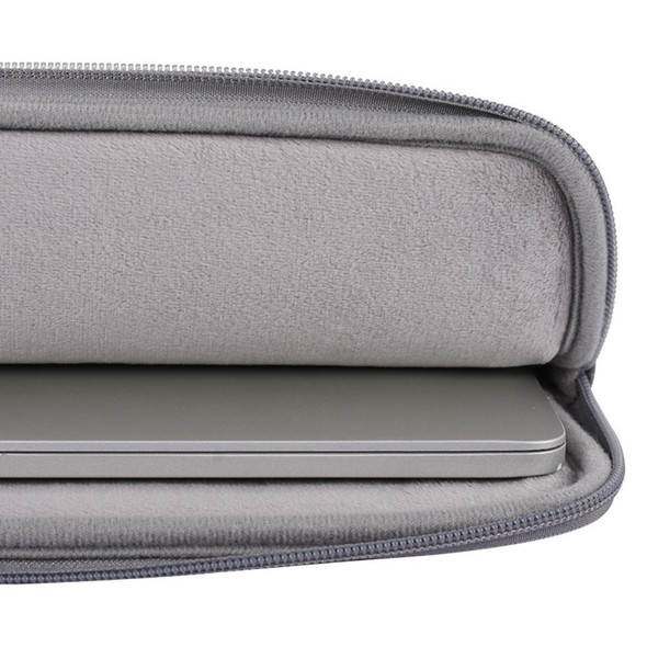 CANVASARTISAN  L38-06 Ultra Thin Sleeve Bag for 15 inch Laptop PU Leather Carrying Case Notebook Portable Bag - Grey