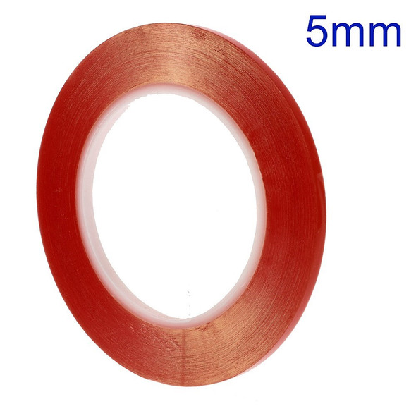 5mm x 33m Heat Resistant Double-sided Clear Adhesive Tape