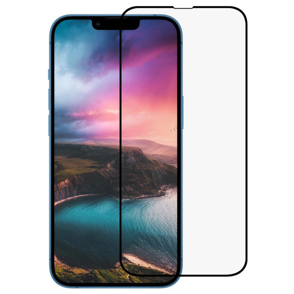 RURIHAI For iPhone 14 Plus 6.7 inch Secondary Hardening 0.26mm Thick Full Covering Full Glue Ultra Clear Anti-explosion High Aluminum-silicon Glass Phone Screen Protector