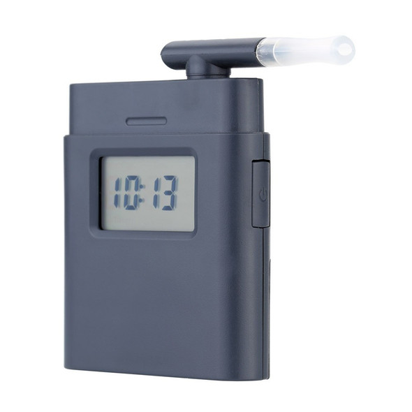 AT-838 Digital Breath Alcohol Tester with Backlight Breathalyzer Driving Essentials - Grey