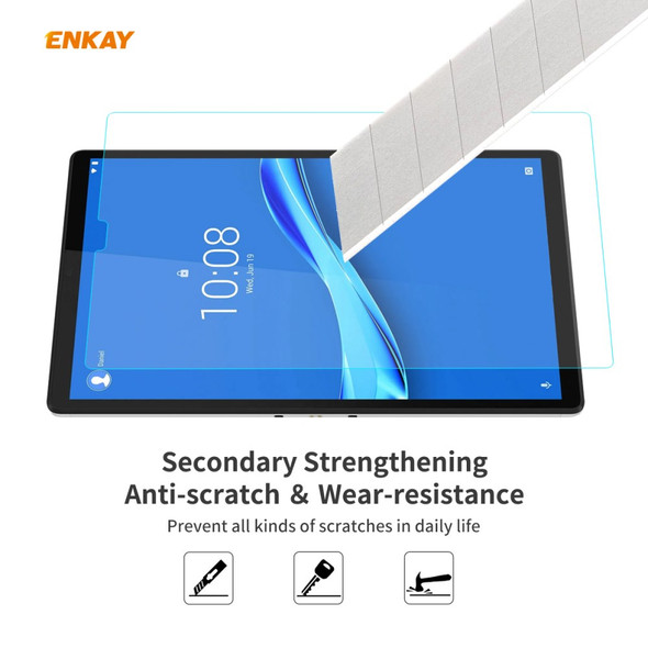 ENKAY HAT PRINCE 0.33mm 9H 2.5D Arc Edge Tempered Glass Screen Film for Lenovo Tab M10 Plus 10.3 inch / Tab K10