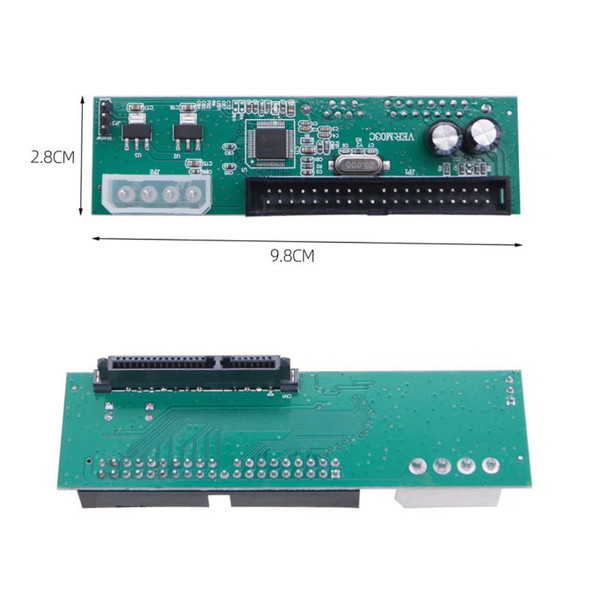 EP-014 SATA Disk to IDE/PATA 40Pin Motherboard Converter Adapter PCBA for Desktop and 2.5-inch 3.5-inch Hard Disk Drive