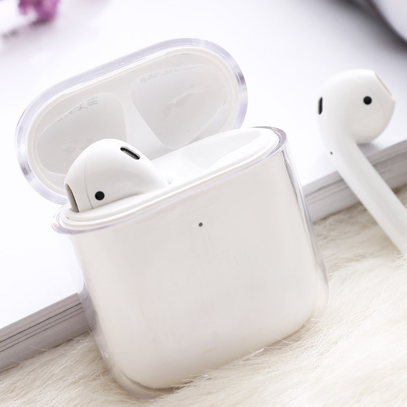 Transparent PC Clear Case for Apple AirPods with Wireless Charging Case (2019) / AirPods with Charging Case (2019) (2016) - Transparent