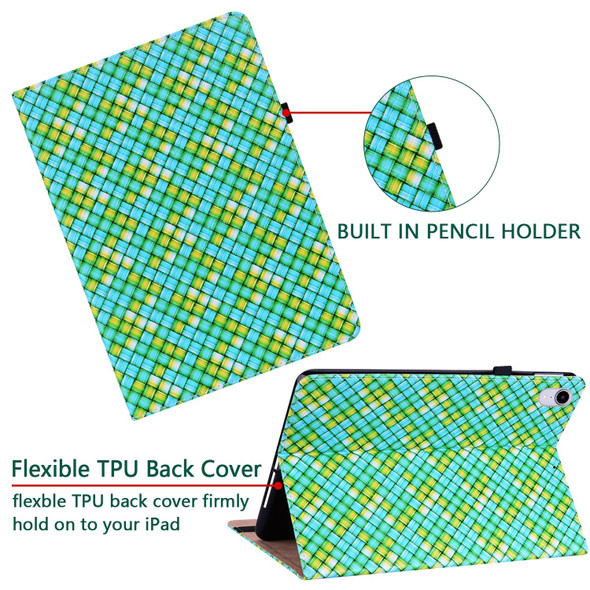 Color Weave Smart Leatherette Tablet Case - iPad mini 5 / 4 / 3 / 2 / 1(Green)