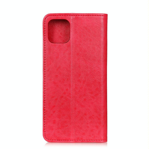 iPhone 11 Pro Magnetic Crazy Horse Texture Horizontal Flip Leather Case, with Holder & Card Slots & Wallet(Red)