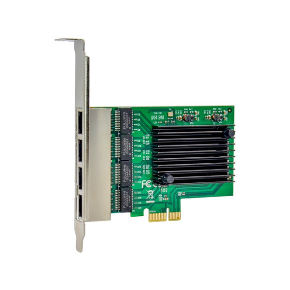 4 RJ45 Ports Gigabit Network Card PCI-E X1 Interface Ethernet LAN Adapter Card RTL8111F PCI-E Controller