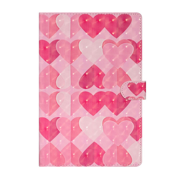 Pattern Printing PU Leather Tablet Stand Cover for Samsung Galaxy Tab A7 10.4 (2020)/T500/T505 - Heart