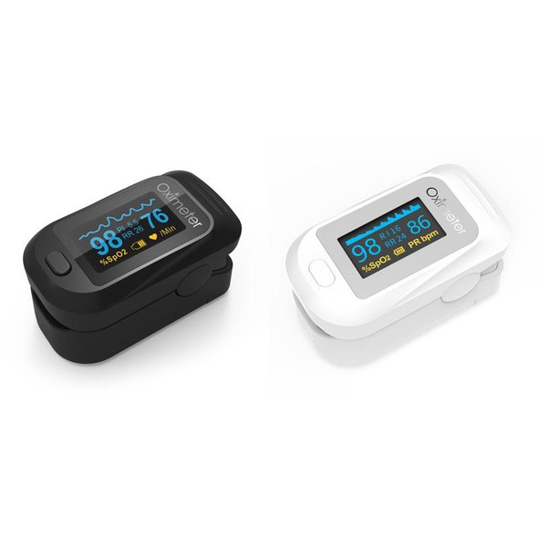 JZ-133R Finger Pulse Oximeter Finger-Type Blood Oxygen Saturation Monitor, Colour: White(English Manual)