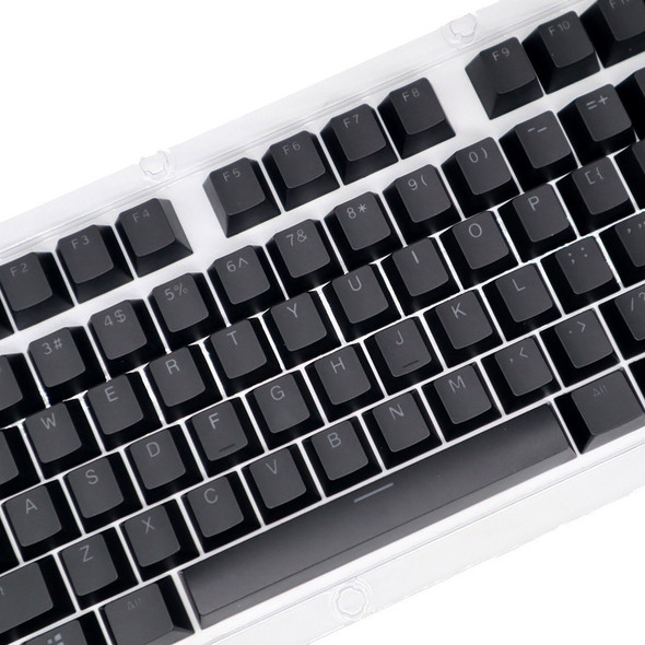 For Mechanical Keyboard 104 Keys Injection Molding PBT Keycap Set - Black