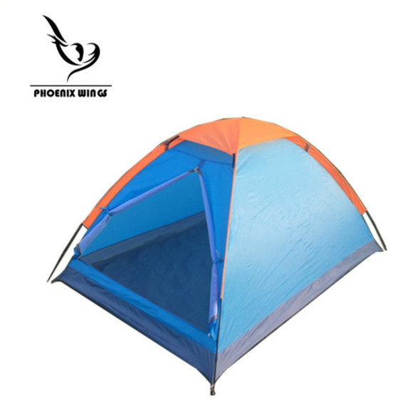 Outdoor Camping Hiking Waterproof Tent Single Layer for 2 Person