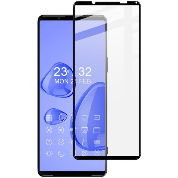 IMAK Pro+ Series Screen Protector for Sony Xperia 10 IV Clear 9H Tempered Glass Screen Protector Explosion-proof Full Coverage Full Glue Guard Film