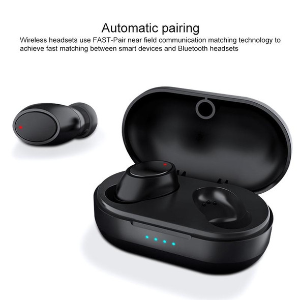 Air3 TWS V5.0 Wireless Stereo Bluetooth Headset with Charging Case, Support Intelligent Voice(Black)