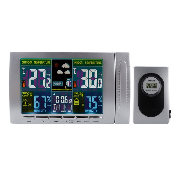 FJ3391 Multi-functional Weather Station Alarm Clock Weather