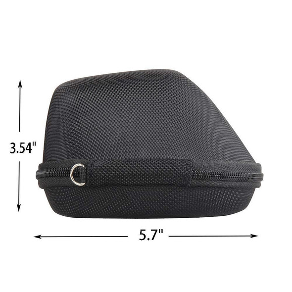 LTGEM EVA Hard Case for Logitech MX Vertical Advanced Ergonomic Mouse Carrying Storage Bag - Black/Grey