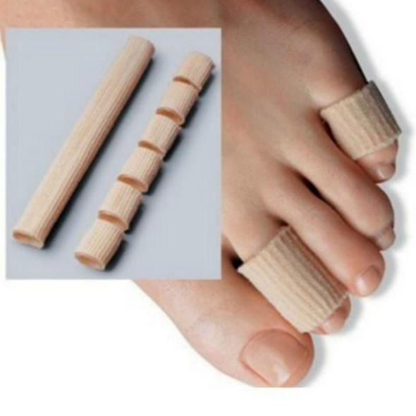 Breathable fiber silicone toe finger eversion correction Toe Separator Protective Gloves(M)