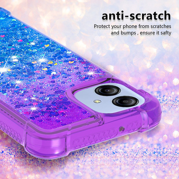 Case For Samsung Galaxy A04e Bumper Cover Sparkly Glitter Bling Flowing  Liquid Compatible With Samsung Galaxy A04e Case