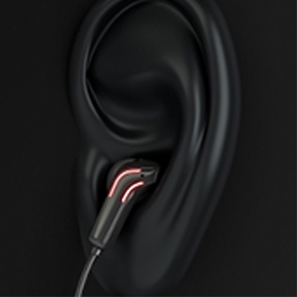 A55 Stereo Sound Wireless Earphone Neckband Bluetooth 5.1 Headset Gaming Headphone with Colorful Light Crystal-Clear Voice ENC Noise Cancelling Mic
