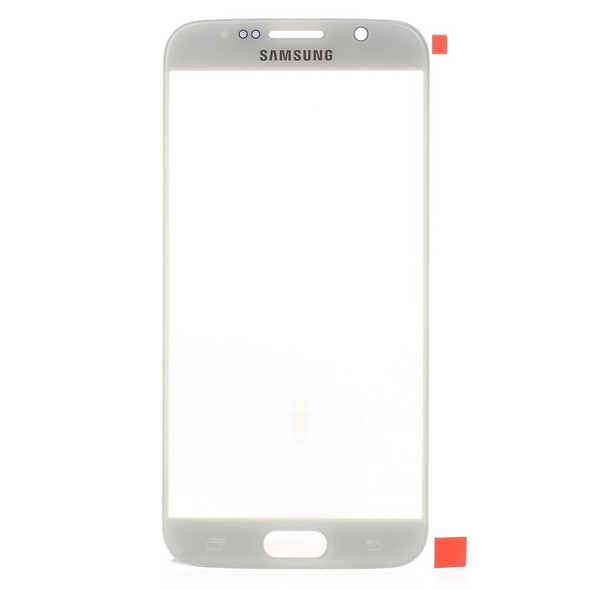 OEM Front Glass Lens Spare Part for Samsung Galaxy S6 - White