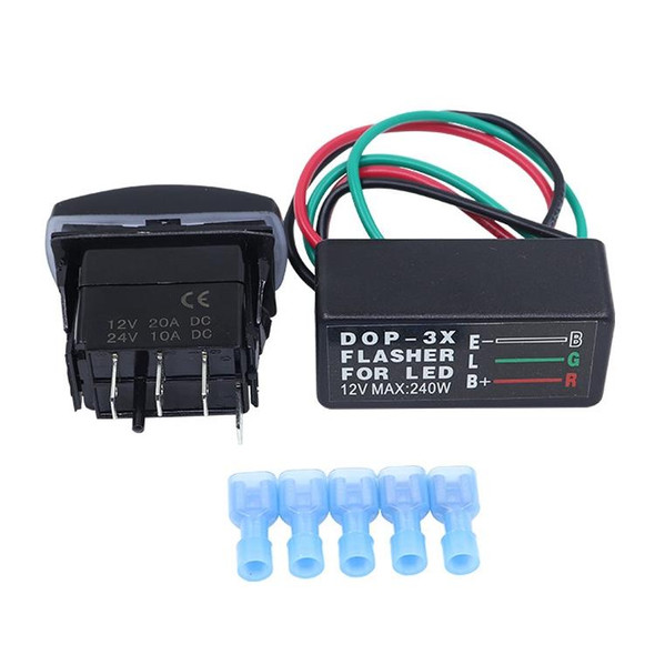 3 In 1 DOP-3X Motorcycle Flash LED Turning Light Controller